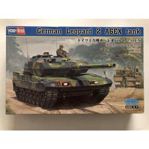 1:35 German Leopard 2A6 Main Battle Tank DIY Plastic Assembling Model Toy