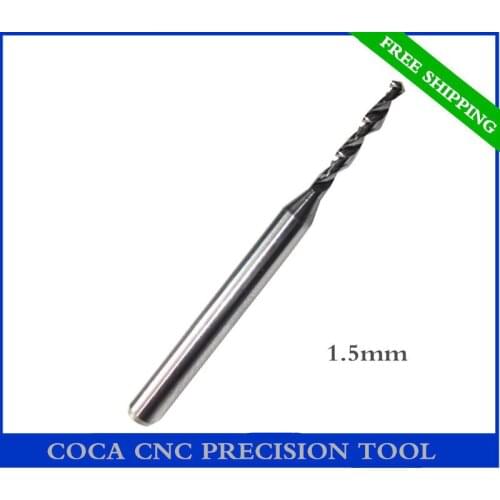 1.5mm,Free shipping,CNC Computer machine tool,Print Circuit Board drill,woodworking router bit, Carbide Micro Drilling Bits