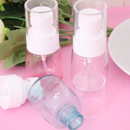 1PC 30ml Plastic Perfume Atomizer Small Mini Empty Pump Bottle Spray Refillable Bottle For Cosmetic Lotion Shampoo Container