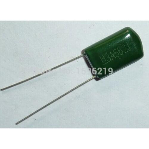 10pcs Mylar Film Capacitor 1000V 3A562J 5600pF 5.6nF 3A562 5% 1KV Polyester Film capacitor