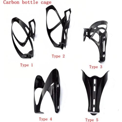 2 PCS hot sales full carbon fibre bottle road bike MTB cage bottle holder bicycle accessories cycling outdoor 11 type customize