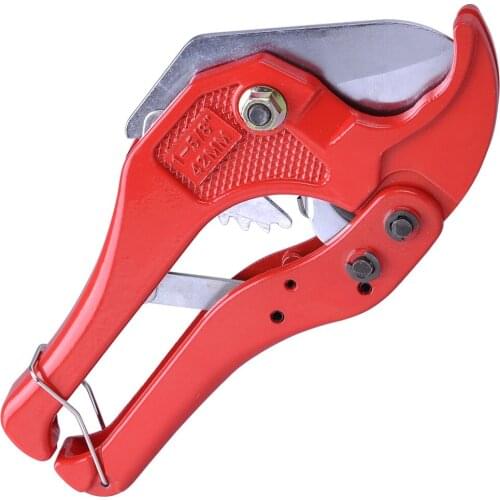 42mm Knife Cut Ratchet Plumbing Pipe Plastic Tubing Hose Cutter PE PVC Water Tube Tool PPR Aluminum Scissor