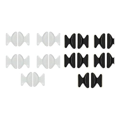 5Pairs Fashion Vision Care Silicone Eyeglass Sunglass Glasses Nose Pads On Nose Pad Massage Health Care Anti-Slip Tools