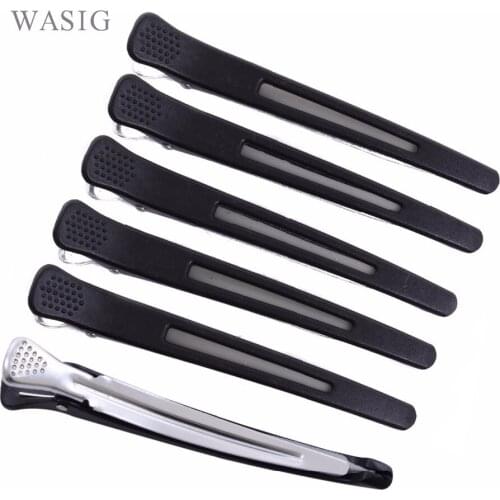 6pcs Holding Hair Styling Section Clip Hair Clips Duck Mouth Salon Hairdressing Clips Flat Accessories Hair Cutting Tools