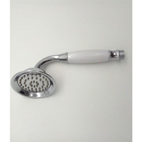 Antique Victorian Shower Head Bathroom Plastic Handheld Chrome Polished Shower Handset for Faucet Taps sprinkler shower head