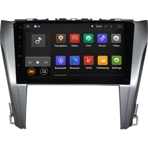 Android 9.0 Multimedia Player Auto Radio Stereo Octa Core 4GB RAM Car GPS Navigation For Toyota Camry 2015 2016 2017 2018 2019
