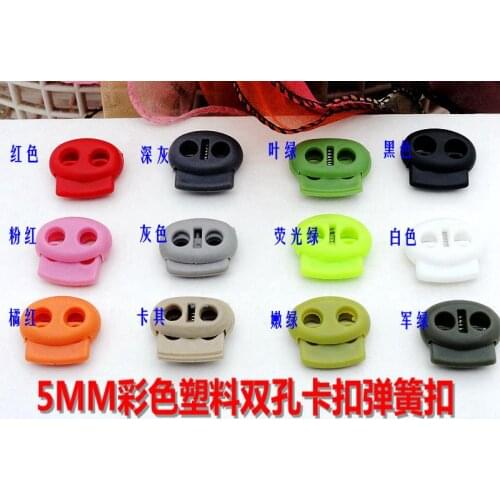 DIY Apparel Sewing stopper plastic clips Buckle Fluorescent green khaki pink fuxia Dark grey army green snap for Sports clothes