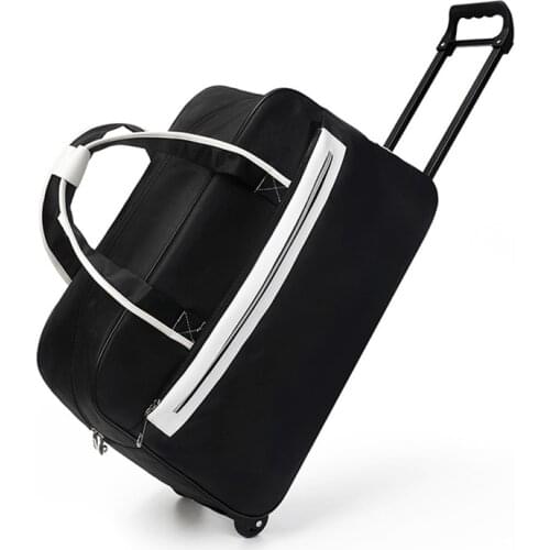 Travel Luggage Bags Female Wheeled Duffle Trolley Bag Rolling Suitcase Women Men Traveler Bag With Wheel Carry-On Bag