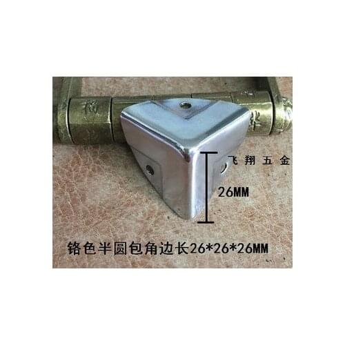 Hardware accessories Corner Bracket 26MM wrap wooden case corner protection angle of nickel plated angle