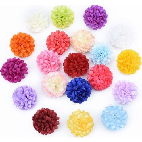5CM Silk daisy heads flower wall home decor bridal accessories clearance diy Christmas Garlands wedding Party artificial flowers