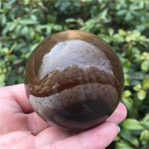 Natural Ocean Jasper Stone Sphere Ball Crystal Stone Great for Meditation Home Decoration Chakra Reiki Stone