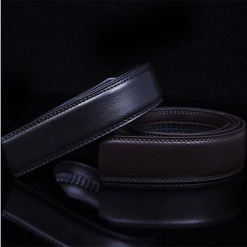 Belts Men Leather Male Genuine Leather Belt for Automatic Buckle Famous Designer High Quality Luxury Brand Black Brown KZM005