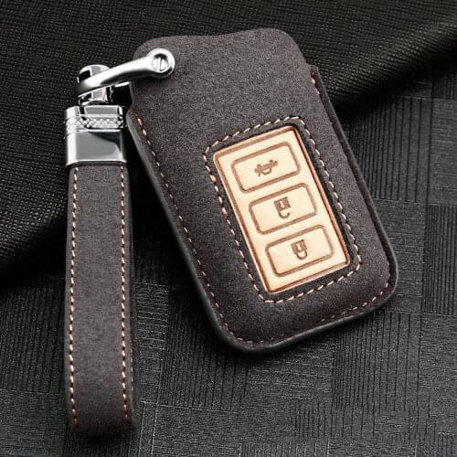 New Leather Car Key Cover Case Holder For Lexus NX GS RX IS ES GX LX RC 200 250 350 LS 450H 300H 2017 2018 2019 2020 Accessories