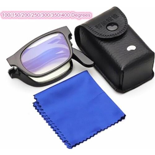 100-400 Degrees Vision Glasses Portable Resin lenses Magnifying Eyewear Reading Glasses Presbyopic Magnification For Parents