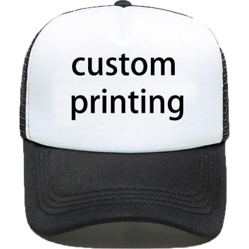Wholesale baseball cap custom trucker cap printing logo cheap produce direct from manufacotry