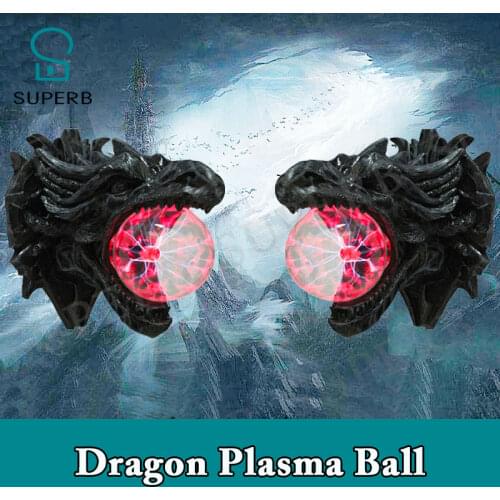 Superb escape room props Dragon Plasma Ball Prop touching ball for certain time to unlock metal trigger magnet trigger IC card