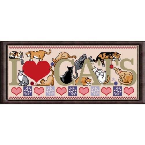 Cute Cartoon Magazine Style Linen Cross Stitch 11CT Printed Cloth Kit Handmade Chinese Embroidery Material Pack
