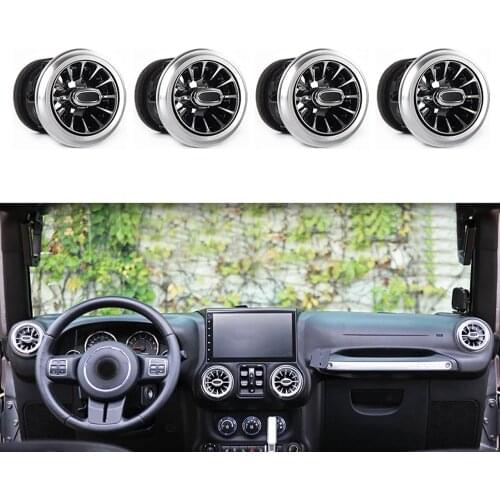 LED turbine air vent Car air vent for Wrangler JK ambient light for Jeep Wrangler JK 2011-2017 air vent led ambient light