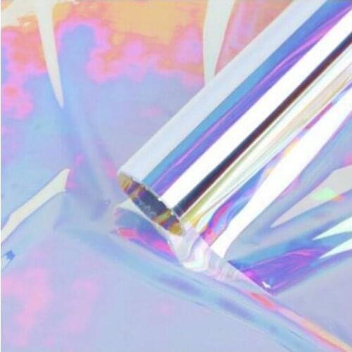 Rainbow Cello Flower Floral Wrapping Paper Candy Cake Cookie Packaging Craft Gift Packing Colorful Cellophane Roll