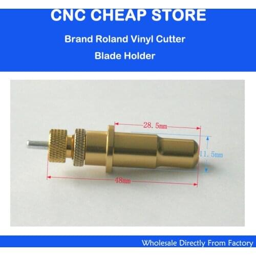 Golden colour Roland Holder sign making vinyl cutter 11.5mm diameter Blade holder cutting plotter