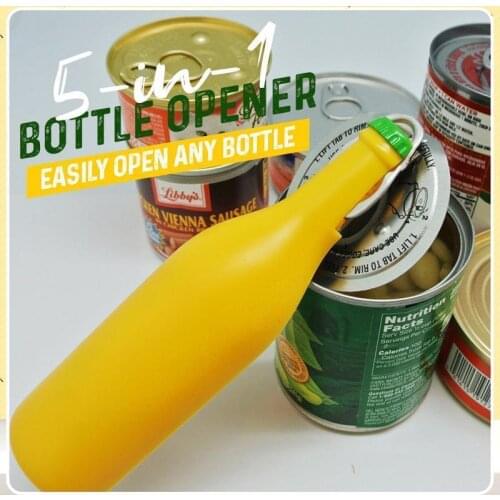 Magic Bottle Pull-Tab Opener Multi-function magic corkscrew suitable for all kinds of Bottles Credit Beer Opener Gear Multi EDC