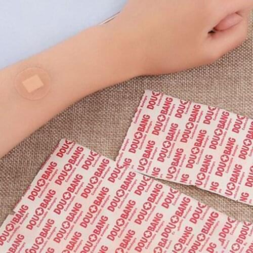 100Pcs/Bag Round Band Aid Wound Plaster Sterile Hemostasis Stickers First Aid Waterproof Healing Circle Adhesive Bandage 22mm