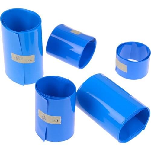 30mm-85mm 18650 Lithium Battery Heat Shrink Tube Tubing Li-ion Wrap Cover Skin PVC Shrinkable Film Tape Sleeves Accessories
