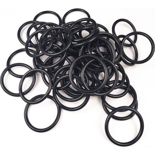 46mm x 3mm Mechanical Fluorine Rubber O Ring Seal Gasket Washer