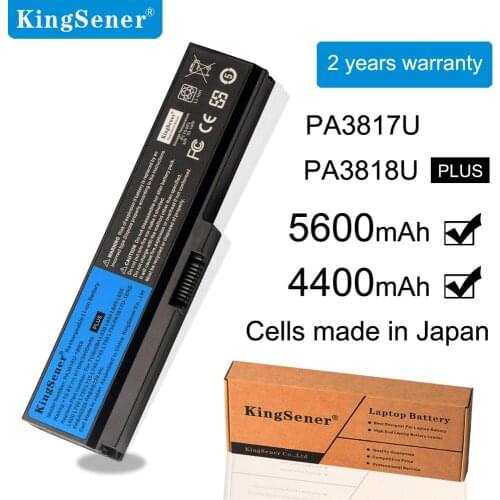 KingSener Japanese Cell PA3817U Battery For TOSHIBA L630 L650 L645 L655 L600 L700 L730 L735 L740 L750 L755 PA3817U-1BRS PABAS228
