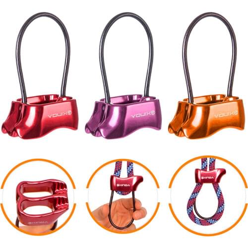Rappel ATC Belay Device Hiking Rock Climbing Equipment Descender Outdoor Camping Travelling Easy Carrying Portable Parts