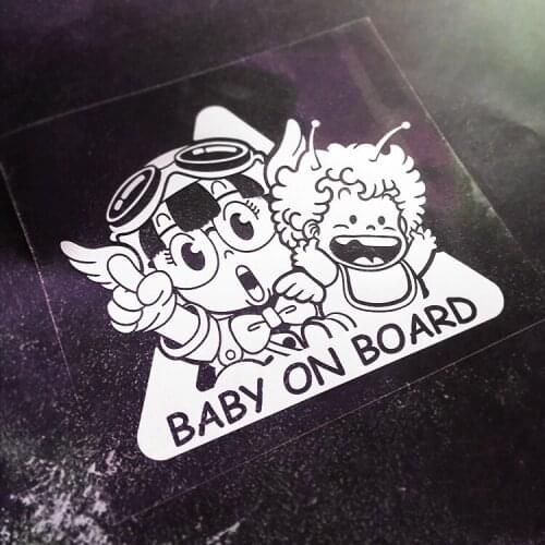 Anime Cartoon Cure Twins Baby on Board Auto Exterior Decorate Applique Car Window Body Sticker Decals
