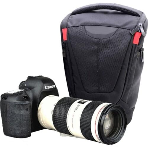 Portable Camera Bag Case pouch For Canon 5D4 5DIV 5D3 5DIII 5DII 5D2 5DSR 6D 6DII DSR with 70-200mm lens shockproof shoulder bag