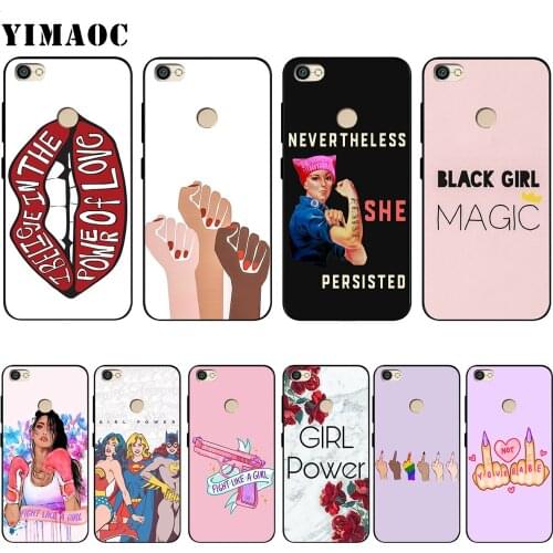 Girl Power Case for Xiaomi Redmi MI Note MAX 3 6a 7 6 8 9 10 GO SE A1 A2 A3 Lite 8A F1 Pro