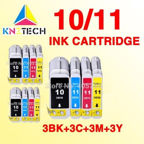 Ink cartridge C4844A C4836A C4837A C4838A compatible for hp10 for hp11 for 10 11 HP1000/1100/1200 Pro K850/K850dtn