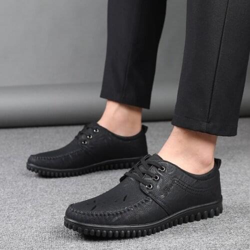 Golf shoes mens work boots mens golf boots sports walking shoes mens training sports shoes non-slip leather golf