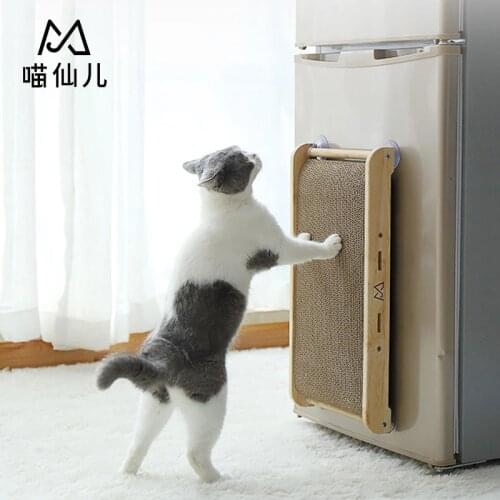 Cat wood Scratch Board Cat Wall-mounted Scratcher Pad Kitten Scratching Sisal mat Furniture Sofa Claw Protector Pads