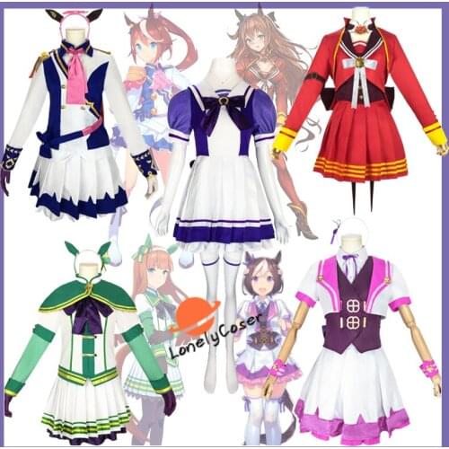 Uma Musume Pretty Derby Cosplay Costume Tokai Teio Special Week Maru Zensky Silence Suzuka School Uniform Lolita Sailor Dress