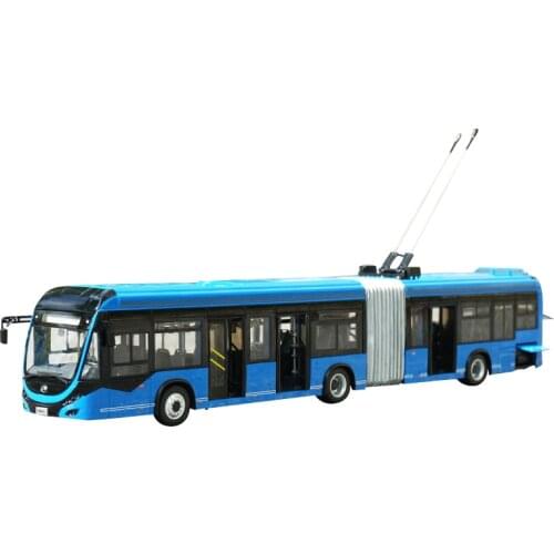 Original factory authentic Yutong 1:42 Yutong ZK5180C BRT diecast Trolley BRT scale bus model for gift