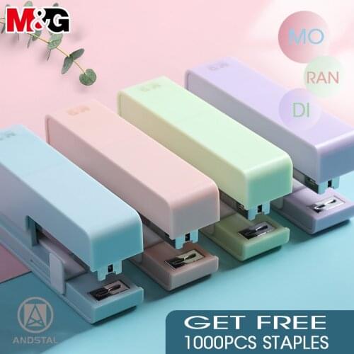 M&G Multi-function Modern Stapler with staples room 25 Sheets Effortless Paper Book Binding Stapling Machine Office Supplies