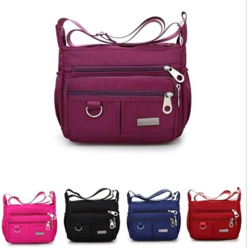 2021 Mens Bag Shoulder Bag Large capacity multiple compartments Waterproof Business Crossbody Bag Nylon Casual Messenger bag