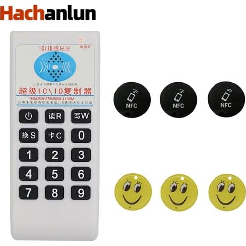 Handheld Frequency 125Khz-13.56MHZ Copier Duplicator Cloner RFID NFC IC Card Reader & Writer Access Control Card Tag Duplicator
