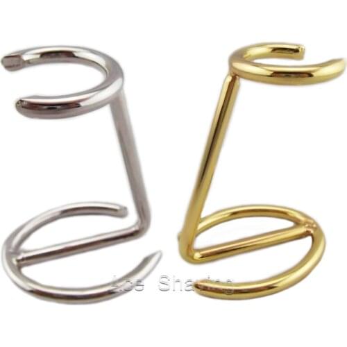 Silver/ Golden Color Metal Alloy Shaving Brush Stand Beard Kits Holder Stand Opening about 24mm