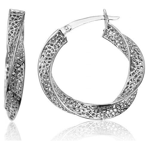 Argentum Concept-Silver Design Fusion Earrings-K087701