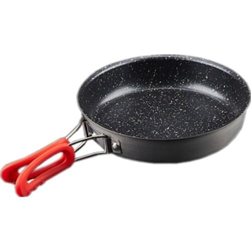 Camping Pan 7Inch Folding Non-Stick Frying Fry Pan Cookware Frypan for Outdoor Hiking Picnic Backpacking