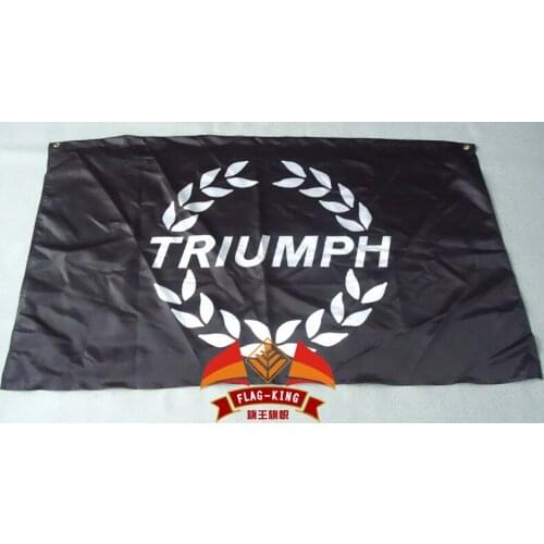Triumph racing flag,90*150CM polyester triumph banner