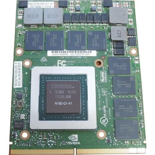 Brand New Quadro M3000M 4GB DDR5 MXM video Graphics card for notebook laptop N16E-Q1-A1 Graphics Card fit HP, DELL, Lenovo