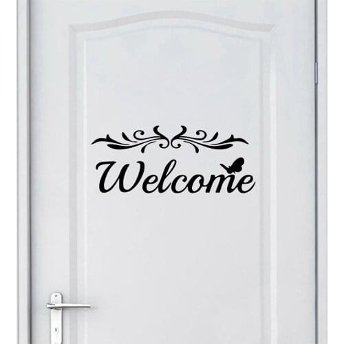 Welcome Quote Vinyl Wall Stickers For Kids Room Decortion Living Room Bedroom Decor Pvc Wall Decals