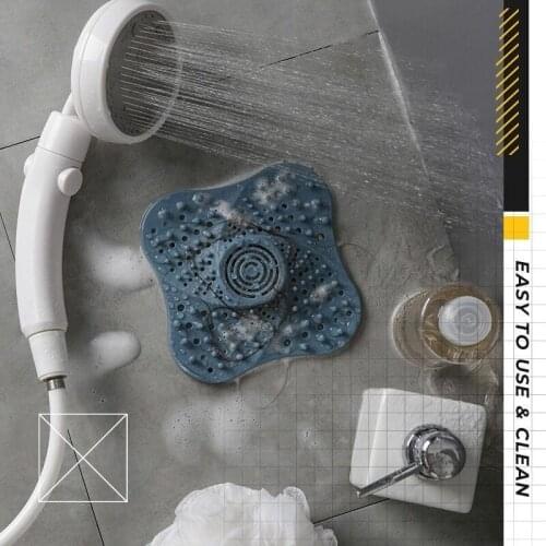 Anti-blocking Hair Catcher Hair Stopper Plug Trap Shower Floor Drain Covers Sink Strainer Filter Bathroom Kitchen Accessories
