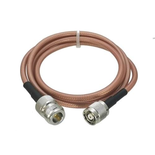 1Pcs RG142 N Female jack to RP-TNC Male Jack Connector Straight RF Jumper pigtail Cable 6inch~10M