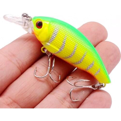 1Pcs Crankbait Fishing Lure 75mm 8.4g Topwater Wobblers Bass Minnow Artificial Hard Lure Japan Swimbait Carp Fishing Tools